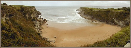 Panorama de la playa de Mataleñas